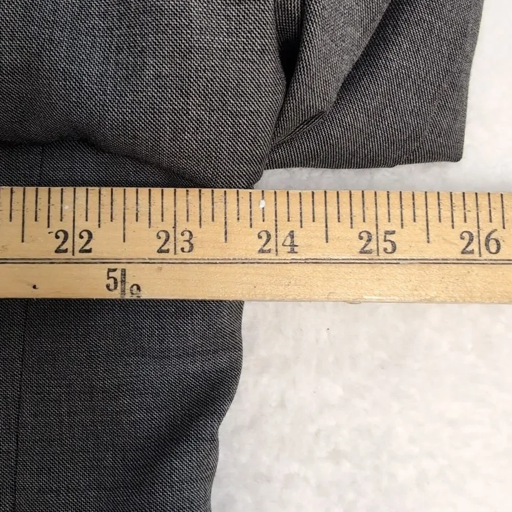 Daniel Cremieux Loro Piana 100% Wool Sport Coat Mens 46R Blazer 2 Button‎ Gray